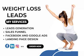 generate health and fitness weight loss leads fitness lead lead via facebook ads