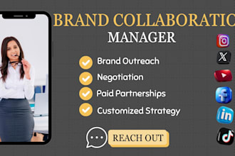 be your brand collaboration manager for your business networking