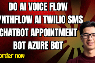 do ai voice flow, synthflow ai, twilio sms chatbot, appointment bot, azure bot