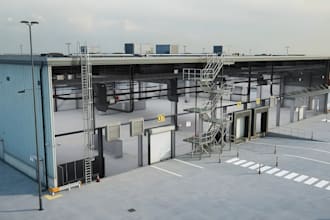 design industrial warehouse, factory, and facility interior, exterior layouts