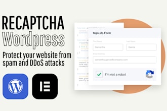 fix or add captcha rechaptcha to your wordpress site elementor