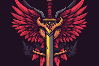 do mythical beasts, monsters, fantasy logo