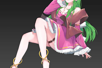 create your orignal idea anime illustration