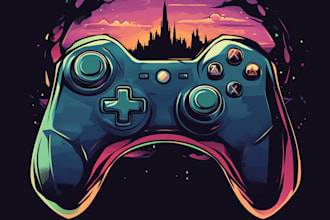 design a custom dnd, fantasy, sci fi, rpg animated game logo
