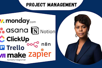 setup monday crm clickup asana trello make com notion template CRM