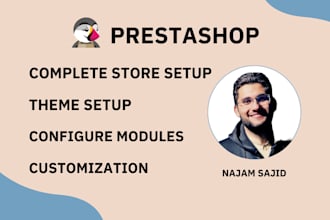 develop an ecommerce website using prestashop from scratch