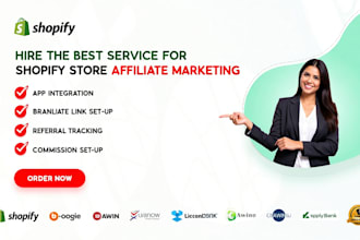 setup affiliate program on shopify store or shopify affiliate program