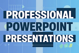 write design create edit format build modren pitch deck powerpoint presentation