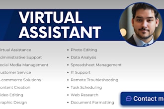 be your professional virtual assistant for administrative and technical support