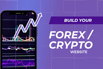 build profitable professional forex crypto education website