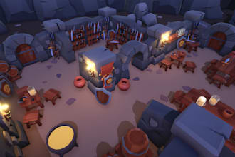 do toon 3d models ready for games