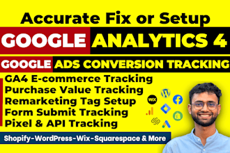 set up google ads conversion tracking via GTM, shopify store