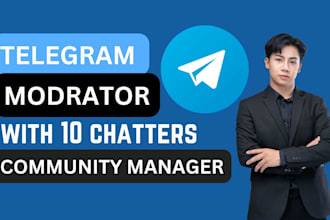 professionally  moderator your community for discord telrgram and web3 projects