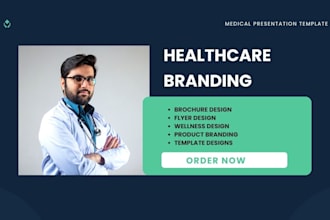 design health care brochure, health care social media post, healthcare video ads