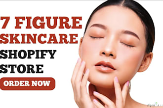 setup skincare shopify store cosmetic shopify website design and redesign