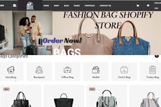 design bag store handbag shopify store bags website modern fashion bag website