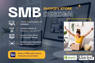 build shopify store design shopify redesign for small business owner