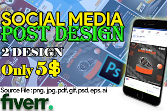 social media post, ad design, banners, flyers and carousels expert