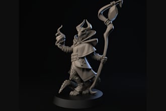 convert and resculpt your 2d animal images into 3d stl file, cut and key, dnd