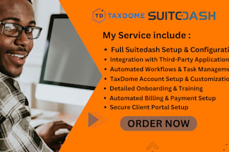 set up and optimize your taxdome or suitedash client portal