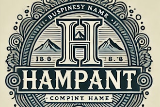 design awesome monogram logo with initials letter