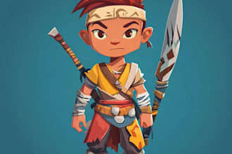 2d game art character design and concept art