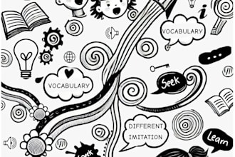 design creative doodle art and wall art
