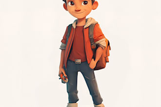 design top quality 2d game art and character