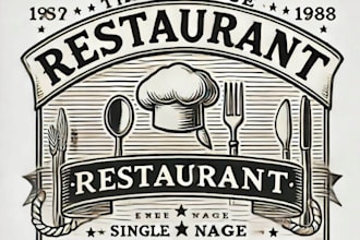 design kitchen bakery club food truck restaurant logo