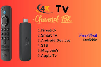 setup channel for firestick, apple tv, smart tv, android devices, mag box