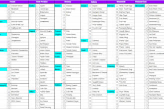 create custom excel or google sheets templates for you