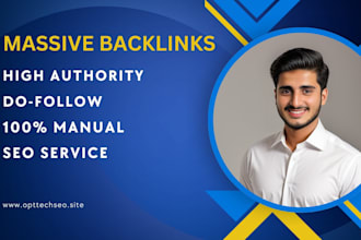 do  professional SEO backlink building for website authority