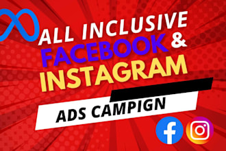 set up and manage meta ads campaign, facebook, instagram advertising for sales