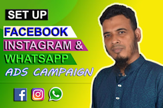 set up your facebook, instagram and whatsapp ads campaigns