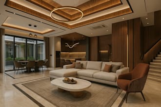 create 3d interior environments with realistic rendering