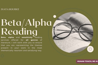alpha, beta or sensitivity read your work and provide actionable feedback