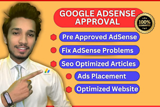 provide google adsense approval and fix adsense problems
