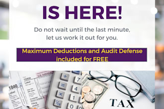 prepare your personal tax returns including self employment