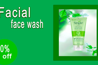 design premium banner,poster and cosmatics product design