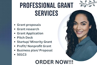 research grant, grant application, write grant proposal, apply for grant, 501c3
