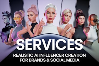 create realistic ai influencers for brands and social media