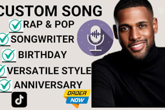 create custom song, songwriter, love song birthday anniversary