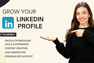 do your linkedin profile optimization as a personal manager
