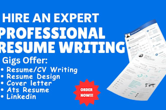 professional upgrade your resume, resume design and cover letter