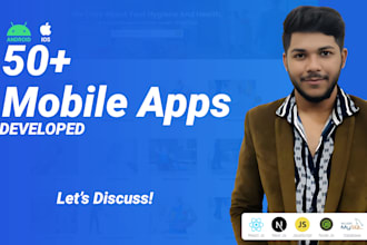 develop android and IOS app in react native expo