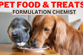 formulate homemade pet food for dogs and cats