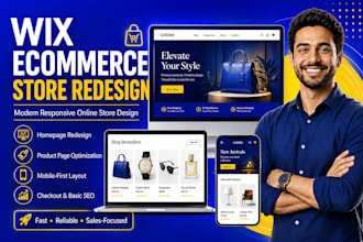 redesign wix ecommerce store, wix ecommerce website redesign wix online store