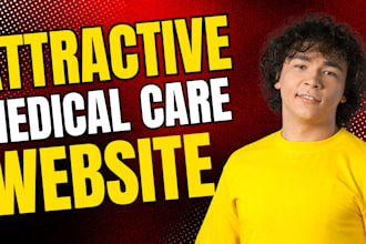 design doctor website medical healthcare dental website clinic home care website