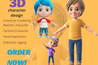 3d character animation 3d character modeling and rigging 3d cartoon character