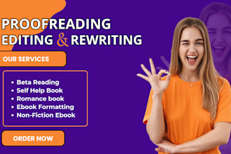 edit, format, proofread your book manuscript developmental edit, kdp formatting